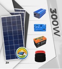 Solar Paket 400W - Lamba, TV, Uydu, Mini Buzdolabı ve Şarj
